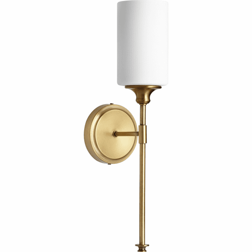 Quorum Celeste 1-LT Wall Mount - Aged Brass - 5309-1-80
