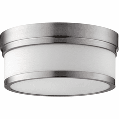 Quorum Celeste 12" Flushmount - Satin Nickel - 3509-12-65 Quorum Celeste 12" Flushmount - Satin Nickel - 3509-12-65