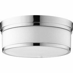 Quorum Celeste 14" Flushmount - Polished Nickel - 3509-14-62