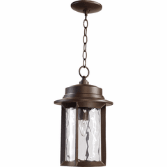 Quorum Charter 9" Pendant - Oiled Bronze - 7247-9-86