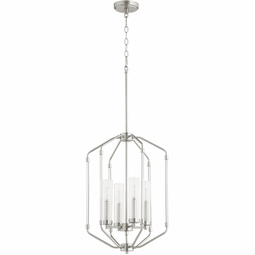 Quorum Citadel 4-LT Entry Light - Satin Nickel - 6963-4-65