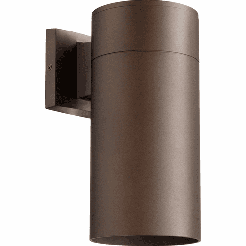 Quorum Cylinder 1-LT 6" Outdoor Lantern - Oiled Bronze - 721-86