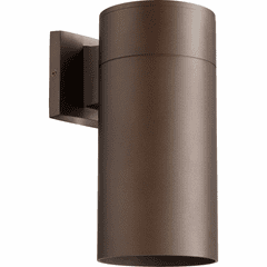 Quorum Cylinder 1-LT 6" Outdoor Lantern - Oiled Bronze - 721-86 Quorum Cylinder 1-LT 6" Outdoor Lantern - Oiled Bronze - 721-86