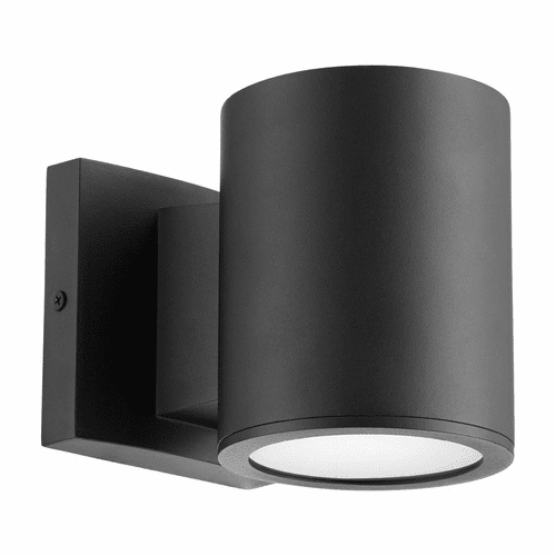 Quorum Cylinder 1-LT Outdoor LED Wall Light - Noir  - 920-69