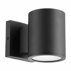 Quorum Cylinder 1-LT Outdoor LED Wall Light - Noir - 920-69 Quorum Cylinder 1-LT Outdoor LED Wall Light - Noir - 920-69