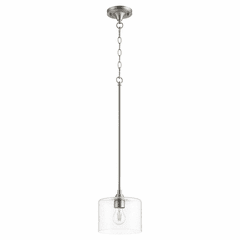 Quorum Dakota 1-LT Pendant - Satin Nickel - 3202-65 Quorum Dakota 1-LT Pendant - Satin Nickel - 3202-65