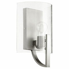 Quorum Dakota 1-LT Wall Sconce - Satin Nickel - 5202-65 Quorum Dakota 1-LT Wall Sconce - Satin Nickel - 5202-65