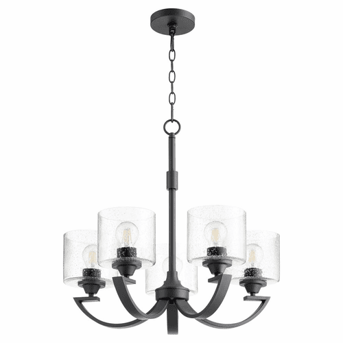 Quorum Dakota 5-LT Chandelier - Noir  - 6202-5-69