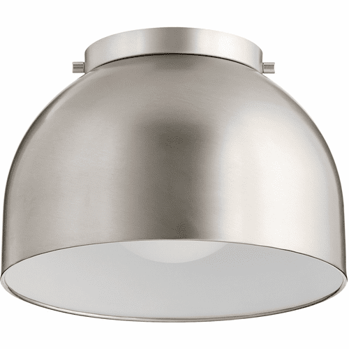 Quorum Dome 11" Flushmount - Satin Nickel - 3004-11-65