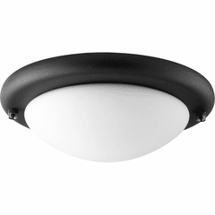 Quorum Dome E27 LED Ceiling Fan Light KIt Kit - Noir - 1141-869 Quorum Dome E27 LED Ceiling Fan Light KIt Kit - Noir - 1141-869