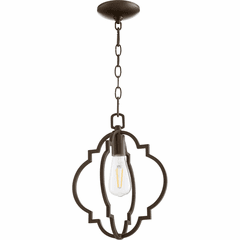 Quorum Dublin 1-LT Pendant - Oiled Bronze - 3842-86