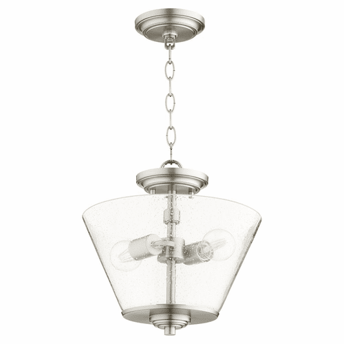 Quorum Dunbar 2-LT Dual Mount - Satin Nickel  - 3609-13-65