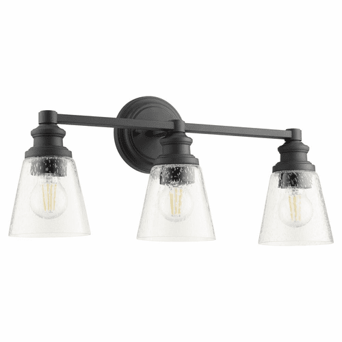 Quorum Dunbar 3-LT Bath Vanity Light - Noir  - 509-3-69