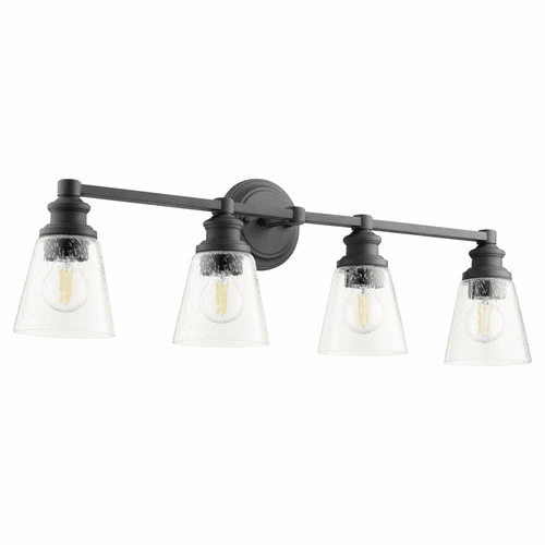 Quorum Dunbar 4-LT Bath Vanity Light - Noir  - 509-4-69