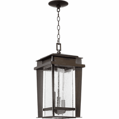 Quorum Easton 3-LT Pendant - Oiled Bronze - 7041-3-86
