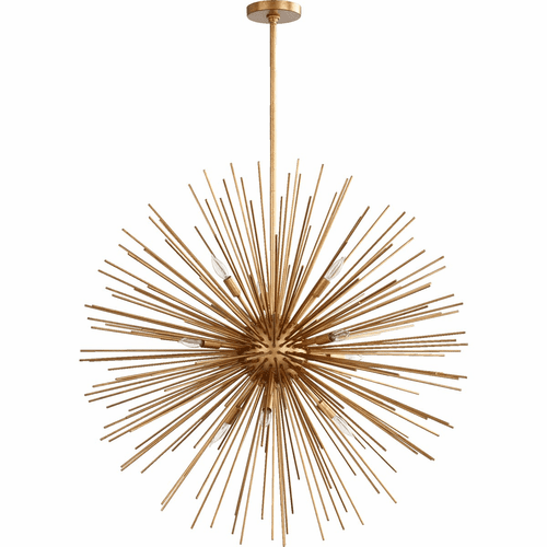 Quorum Electra 10-LT Pendant - Gold Leaf - 600-10-74
