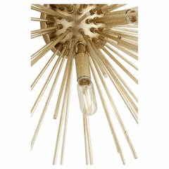 Quorum Electra 5-LT Ceiling Mount - Aged Silver Leaf - 300-5-60 Quorum Electra 5-LT Ceiling Mount - Aged Silver Leaf - 300-5-60