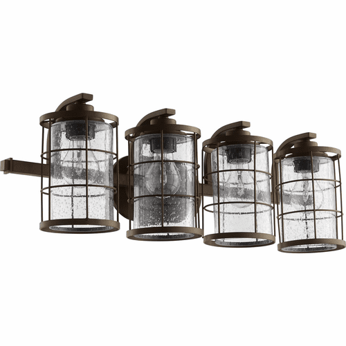 Quorum Ellis 4-LT Vanity - Oiled Bronze - 5364-4-86