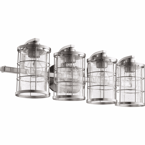 Quorum Ellis 4-LT Vanity - Satin Nickel - 5364-4-65