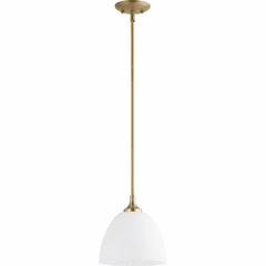 Quorum Enclave 1-LT Pendant - Aged Brass - 3159-80 Quorum Enclave 1-LT Pendant - Aged Brass - 3159-80