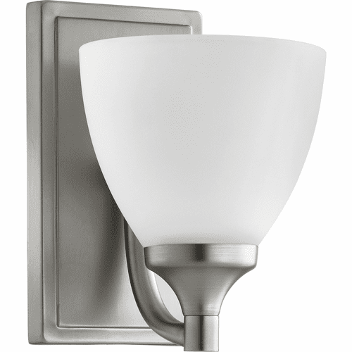 Quorum Enclave 1-LT Wall Mount - Satin Nickel - 5459-1-65