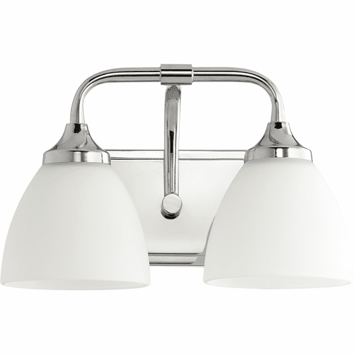 Quorum Enclave 2-LT Vanity - Polished Nickel - 5059-2-62