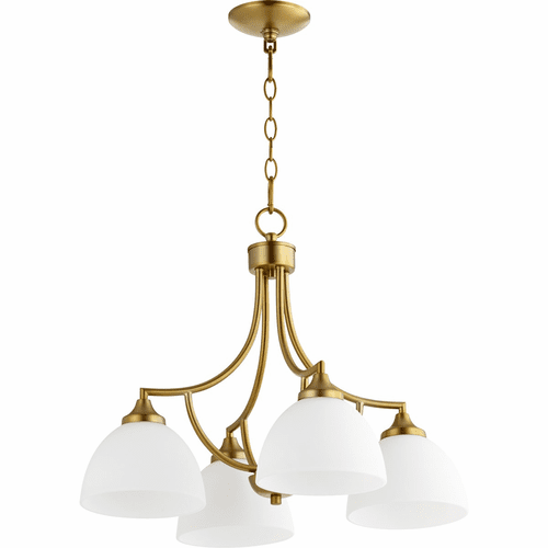Quorum Enclave 4-LT Nook Light - Aged Brass - 6459-4-80