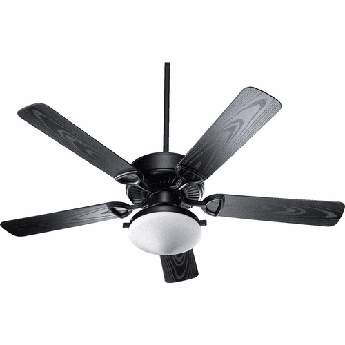 Quorum Estate 52" LED Patio Fan - Matte Black - 1435255959