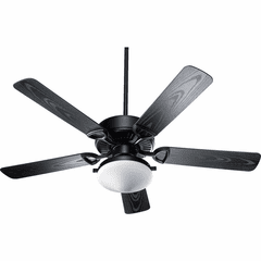 Quorum Estate 52" LED Patio Fan - Matte Black - 1435255959