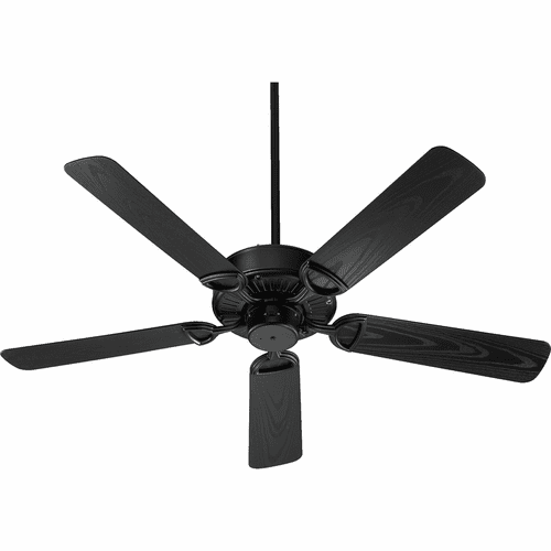 Quorum Estate Patio Fan 52" - Matte Black - 143525-599