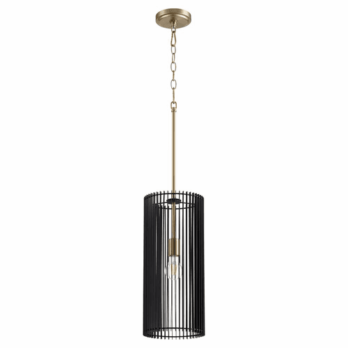 Quorum Finura 18" 1-LT Pendant - Aged Brass  - 818-1-80
