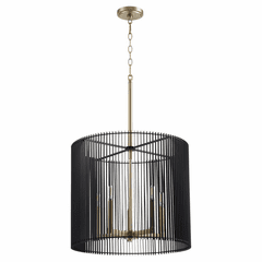 Quorum Finura 5-LT Pendant - Aged Brass  - 819-5-80
