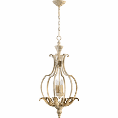 Quorum Florence 4-LT Entry Light - Persian White - 6837-4-70 Quorum Florence 4-LT Entry Light - Persian White - 6837-4-70