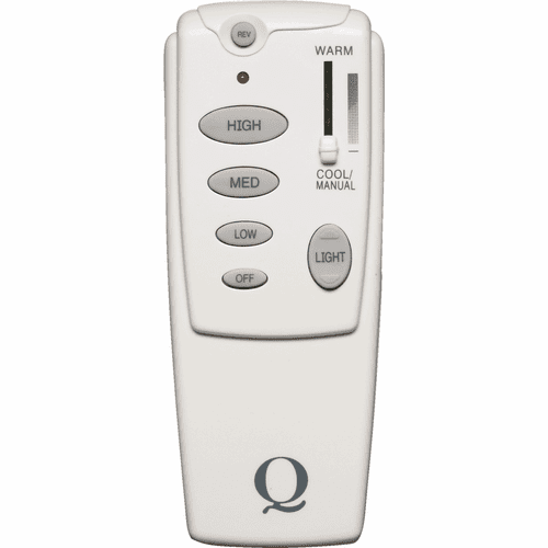 Quorum Fwd/Rev Ceiling Fan Wall Control - White - 7-1401-0