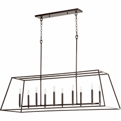 Quorum Gabriel 10-LT Linear Entry Light - Oiled Bronze - 654-10-86