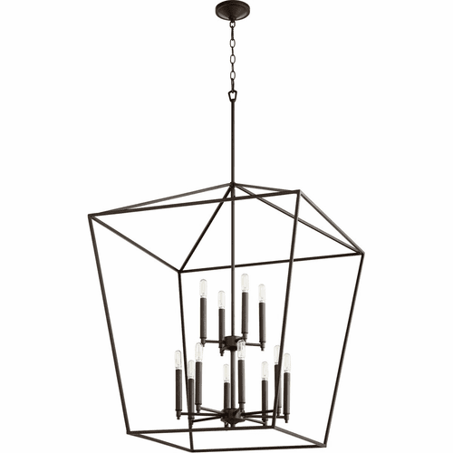 Quorum Gabriel 12-LT Entry Light - Oiled Bronze - 604-12-86