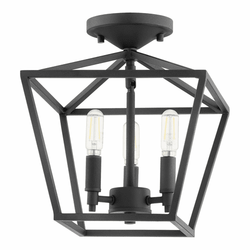 Quorum Gabriel 3-LT Ceiling Mount - Noir  - 304-10-69