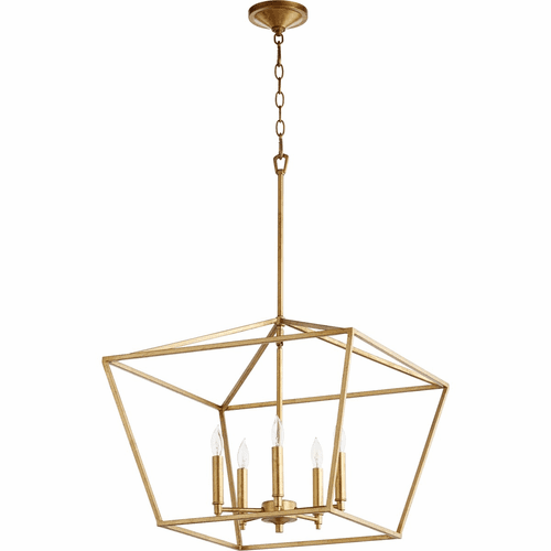 Quorum Gabriel 5-LT Nook Light - Gold Leaf - 644-5-74