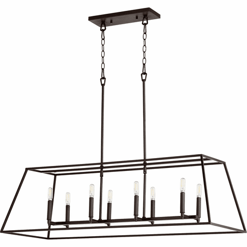 Quorum Gabriel 8-LT Linear Entry Light - Oiled Bronze - 654-8-86