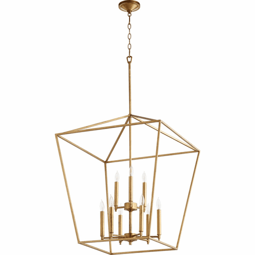 Quorum Gabriel 9-LT Entry Light - Gold Leaf - 604-9-74