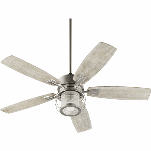 Quorum Galveston Ceiling Fan - Satin Nickel - 3525-65