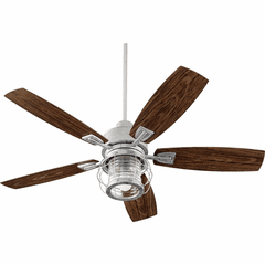 Quorum Galveston Patio Fan Patio Fan - Galvanized - 13525-9