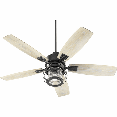 Quorum Galveston Patio Fan Patio Fan - Noir - 13525-69