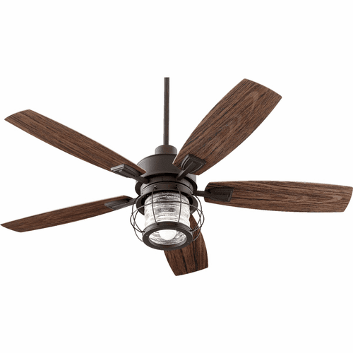 Quorum Galveston Patio Fan Patio Fan - Oiled Bronze - 13525-86
