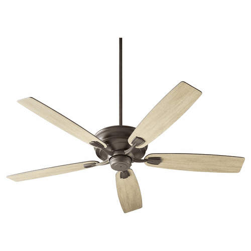 Quorum Gamble 60" 5-Blade Ceiling Fan - Oiled Bronze  - 50605-86
