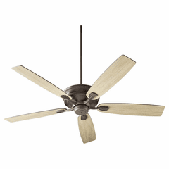 Quorum Gamble 60" 5-Blade Ceiling Fan - Oiled Bronze  - 50605-86