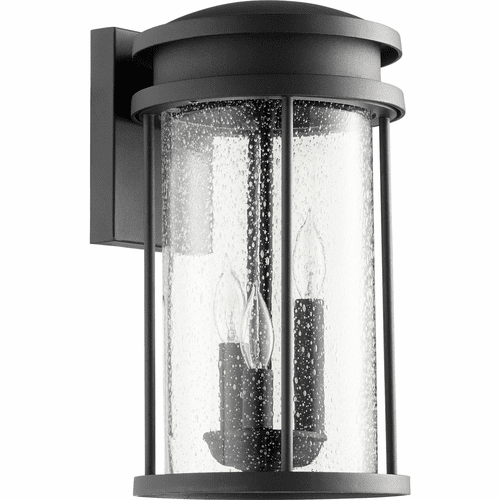 Quorum Hadley 3-LT Outdoor Lantern - Noir - 7110-3-69