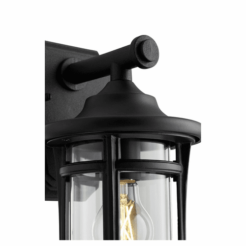 Quorum Haley 1-LT 12" Outdoor Wall Lantern - Noir  - 718-12-69