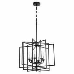 Quorum Hammond 6-LT Pendant - Noir - 888-6-69 Quorum Hammond 6-LT Pendant - Noir - 888-6-69