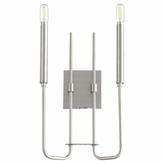 Quorum Hope 2-LT Wall Mount - Satin Nickel  - 530-2-65